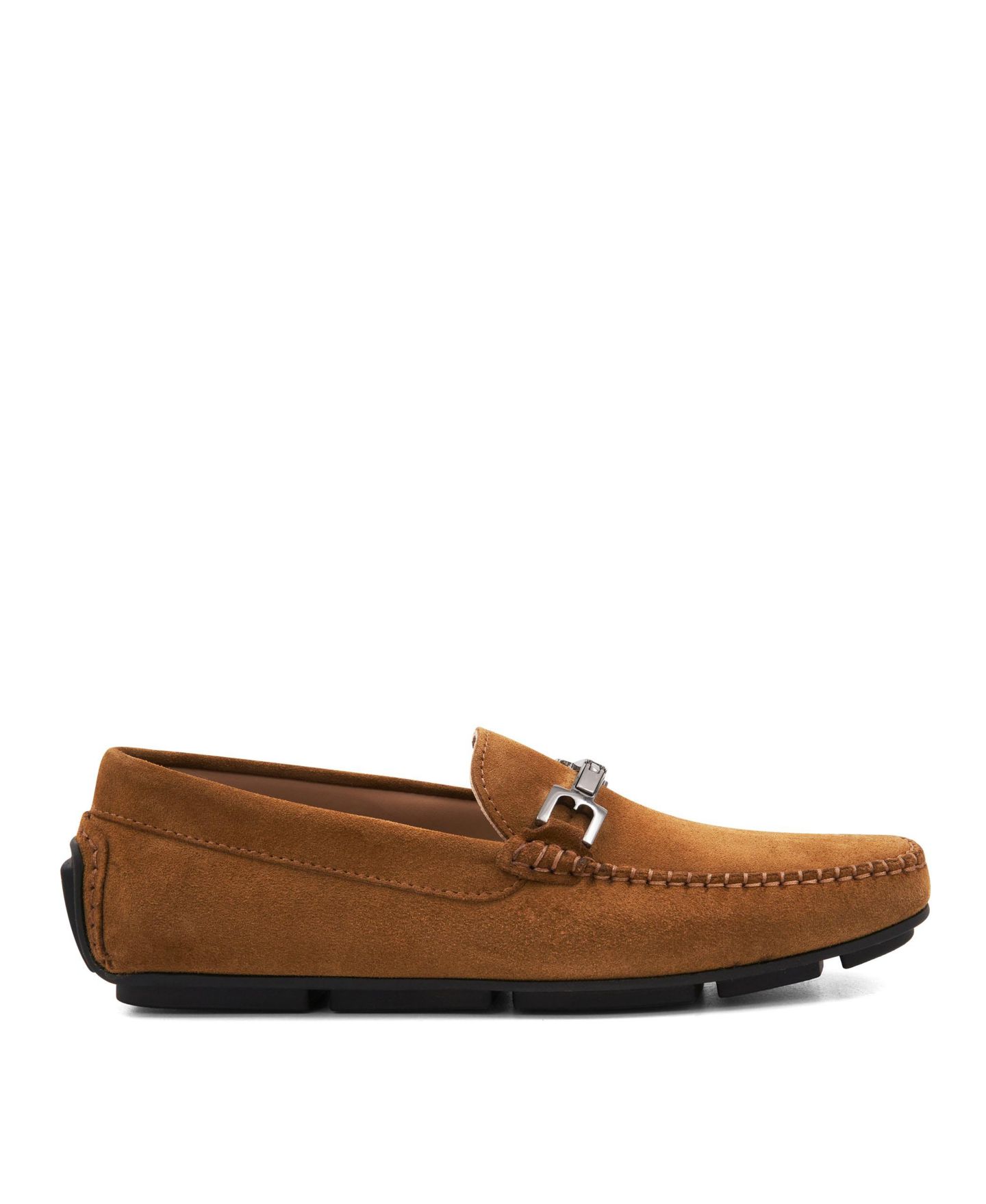 Мужские туфли Bruno Magli Taso Slip On, цвет: Коньячный замшевый — фото 2