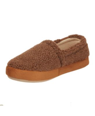 Men's Berber Closed Back Slippers