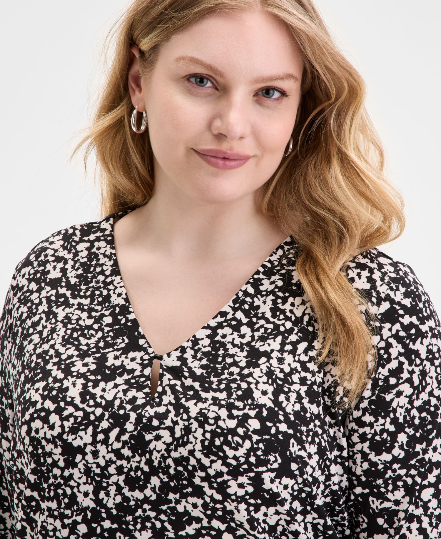 Plus Size Floral-Print Top