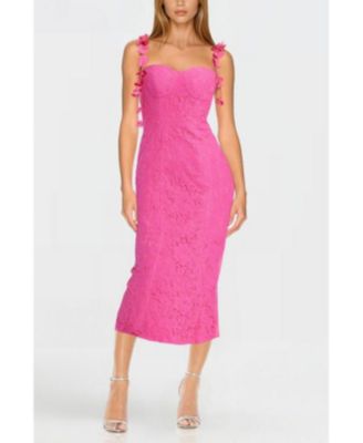 Womens The Zoe Lace Flower Strap Cocktail Dress