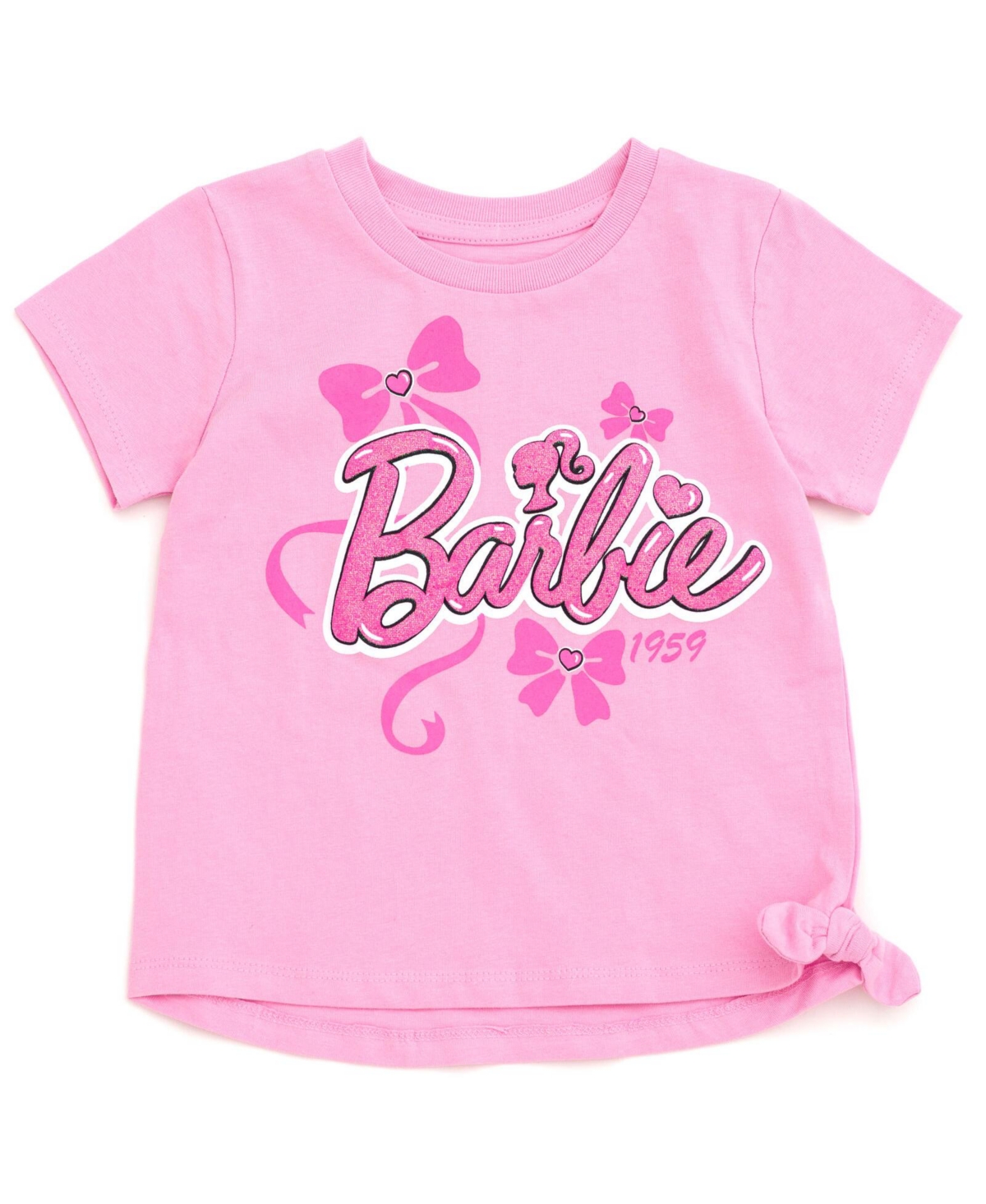 Barbie Little Girls Peplum T-Shirt and Shorts Outfit Set