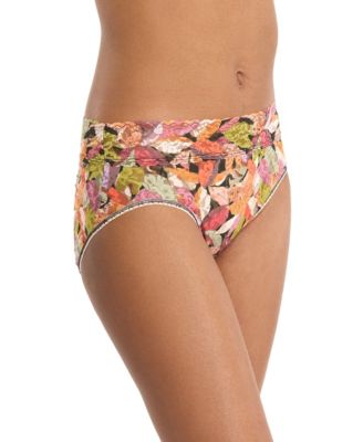 Women's Printed Signature Lace French Brief Panty