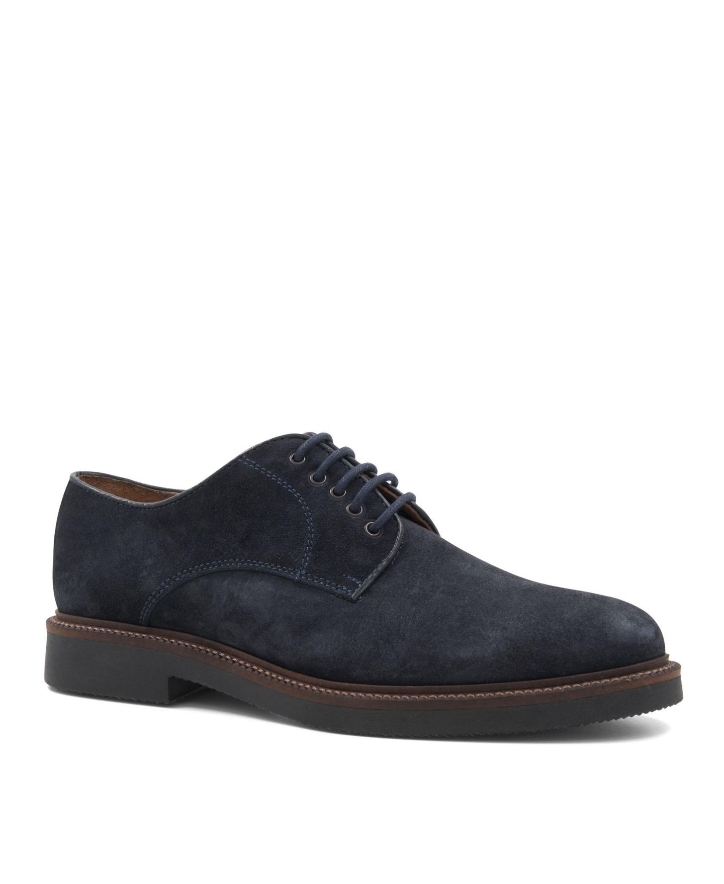 Обувь Bruno Magli Men's Dario Lace Up Dress Shoe, цвет: Тёмно-синий замшевый — фото 1