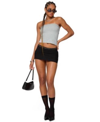 Women's Built In Bra Grommet Tube Top