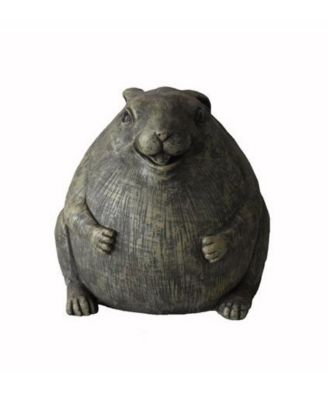 Adorable Chubby Rabbit Garden Statue for Decorative Garden Accents