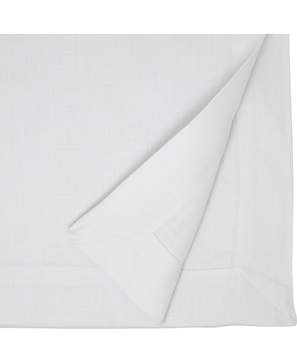 Shop Saro Lifestyle Pure Linen Tablecloth, 59" X 120"
