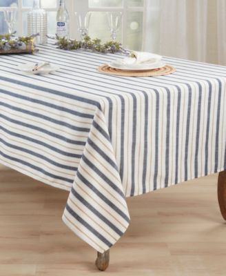 Modern Striped Tablecloth, 65" x 140"