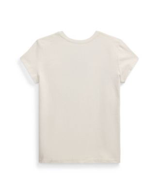 Big Girls Flag-Appliqué Jersey T-Shirt