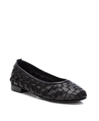 Carmela Leather Collection Women's Braided Flats By XTI
