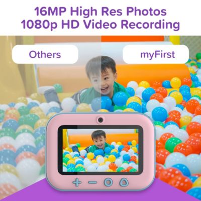 New Camera Insta 20 (Cotton Candy) Kids Instant Print Digital Camera with 16MP Photo, 1080P Video, Selfie Lens, Thermal Ink-Free Printing, Support MicroSD Card