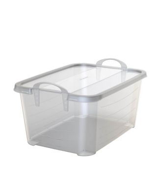 Life Story Clear Stackable Closet & Storage Box 55 Quart Containers, (6 Pack)