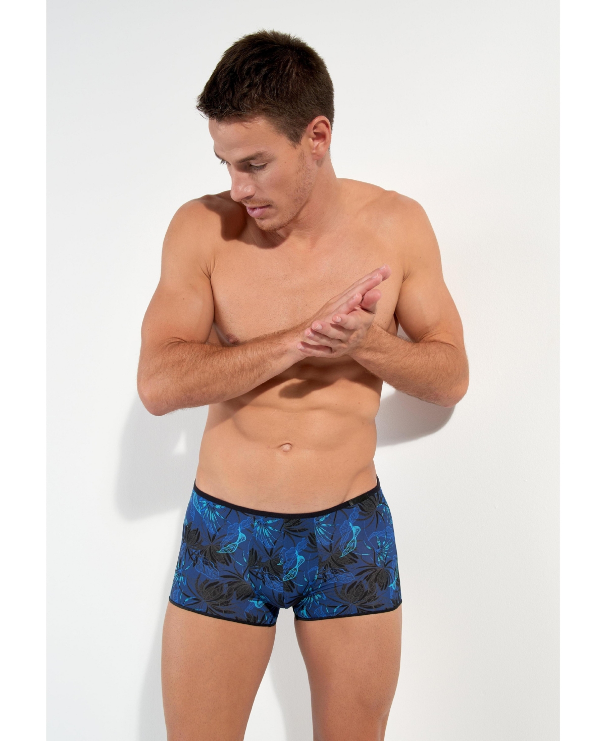 Men's Palay Trunk - Black print