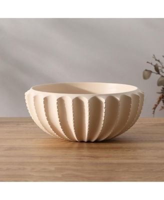 Atzaro 5" Scalloped Resin Bowl