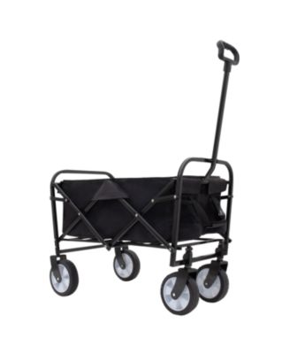 Foldable Wagon Cart with Liners Camping, Utility, Grocery