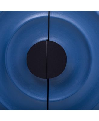 Streamdale Rubberwood Veneer Sideboard Cabinet with Adjustable Shelves