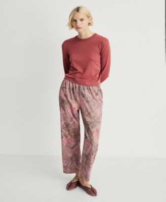 MANGO - Women's Round-Neck Knitted Sweater