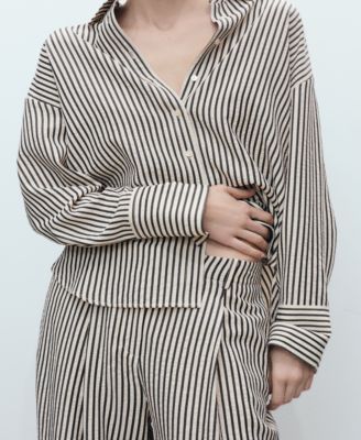 Women's Texture Striped Pants