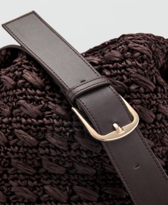 Women's Natural Fiber Shopper Bag