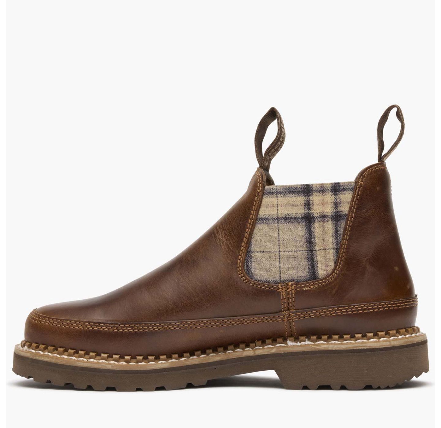 Женские ботинки GEORGIA BOOT Plaid Chelsea Romeo, цвет: Коричневый — фото 5
