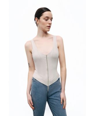 Women's Denim Garnished Jumpsuit