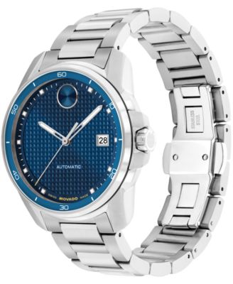 Men's Bold Verso Swiss Automatic Stainless-Steel Watch, 41mm