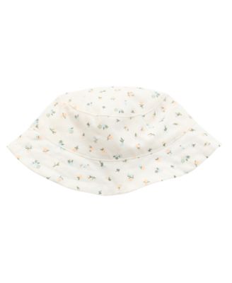 Baby Girls 3-Piece Short Sleeve T-Shirt, Shorts, and Bucket Hat Set