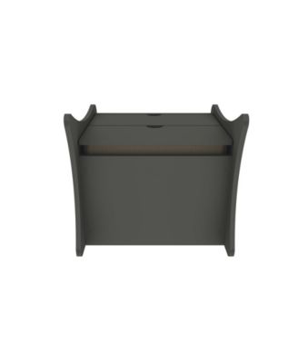 Coney 19.68" Mid-Century Modern 2-Drawer Nightstand