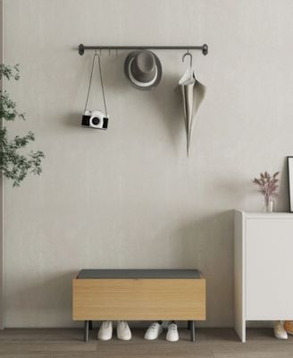 Paloma 35.8" Modern Upholstered Accent Storage Bench