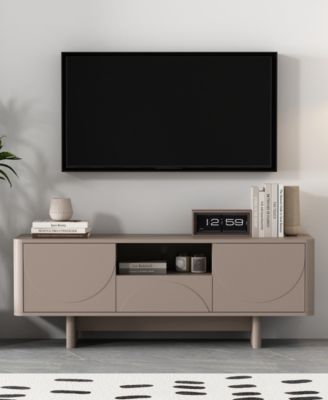 Ella 59.1" Modern 5-Shelf TV Stand Fits TVs up to 55"