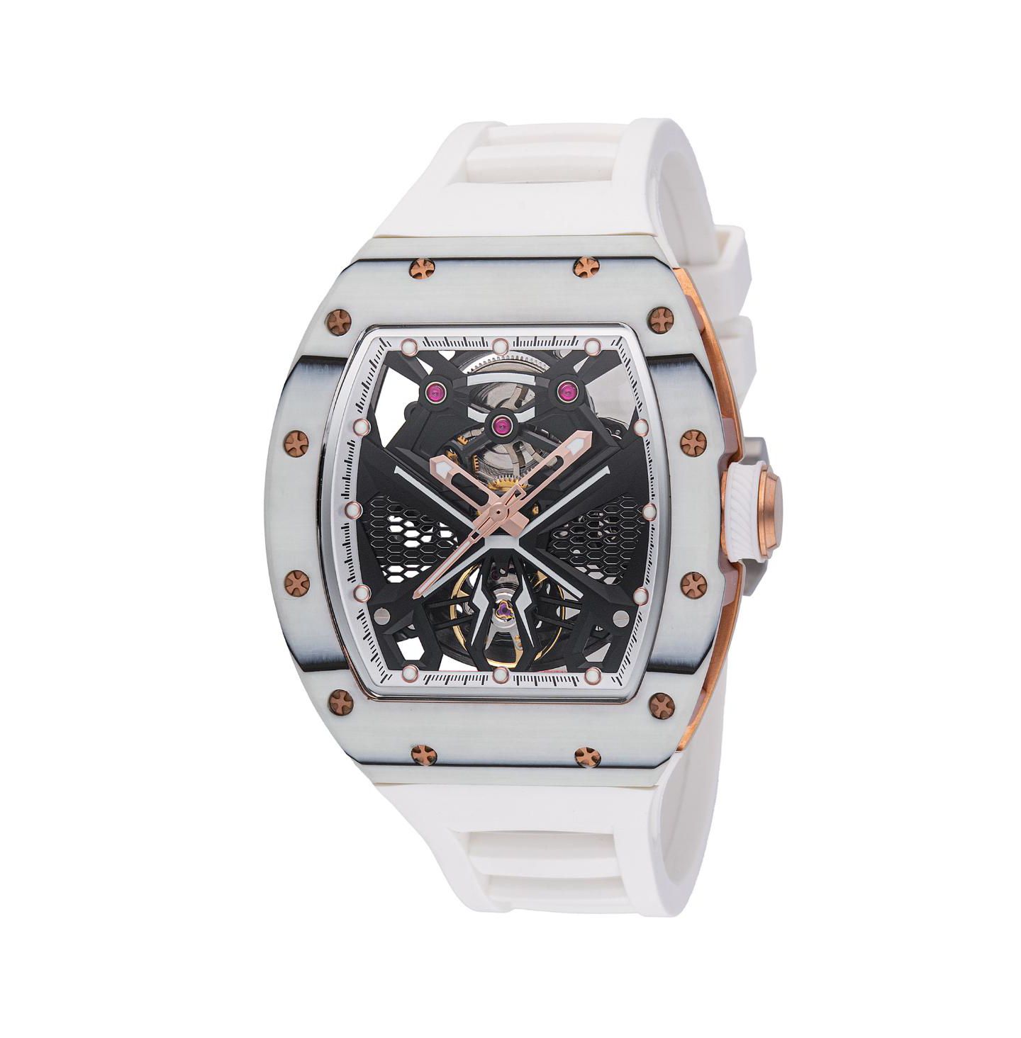 Мужские часы Invicta 49015 S1 Rally Automatic 3 Hand Black Dial, цвет: Белый — фото 2