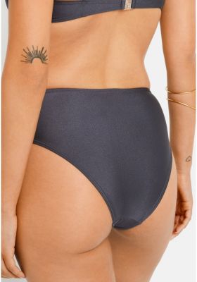 Women's Shimmer High Waisted Bikini Swimsuit Bottom