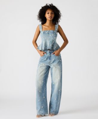 Women's Denim Fianna Barrel-Leg Jeans