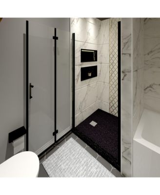 Premium Shower Door: Durable, Anti-Leak, Adjustable, Smooth Pivot