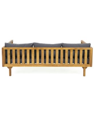 Streamdale Acacia Wood Daybed Durable, Water-Resistant, Classic Slat Paneling Design