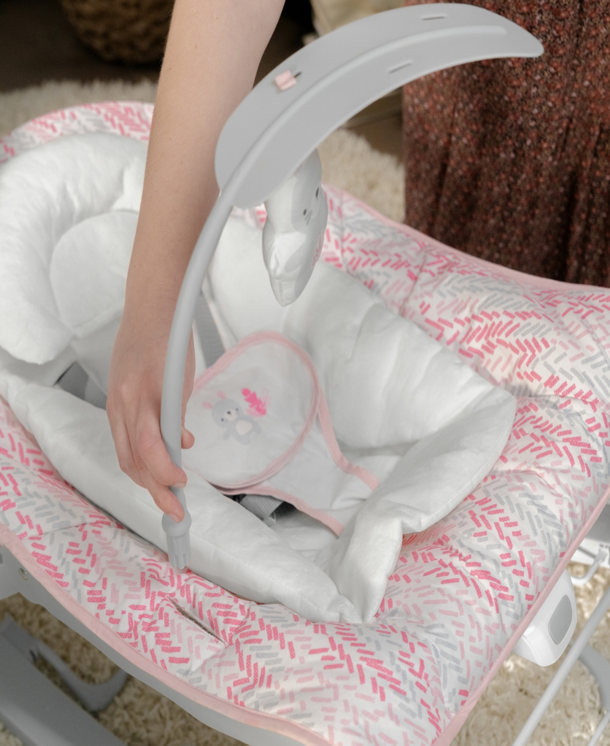 Ingenuity Keep Cozy 3-in-1 Grow With Me Bounce Rock Seat