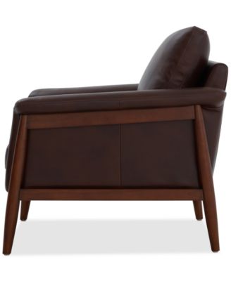 Hazelynn Leather Accent Chair, Exclusively at Macys