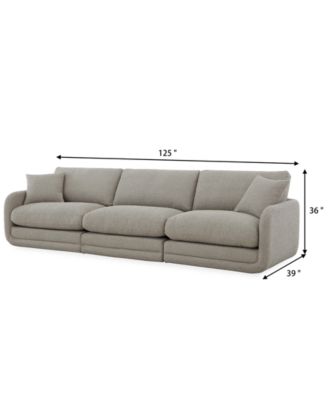 Daryll 3-Pc. Fabric Sofa, Exclusively at Macy's