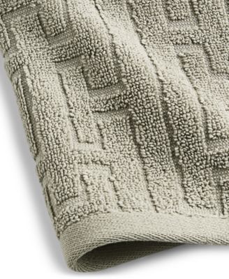 Sculpted Chain-Link Wash Towel, 13" x 13", Exclusively at Macy’s