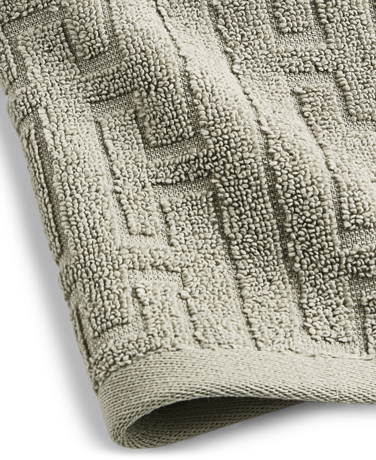HOTEL COLLECTION SCULPTED CHAIN-LINK WASH TOWEL, 13" X 13", EXCLUSIVELY AT MACY'S 