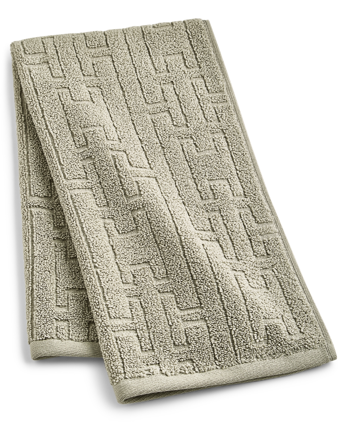 Hotel Collection Sculpted Chain-link Hand Towel, 16" X 30", Exclusively At Macy's