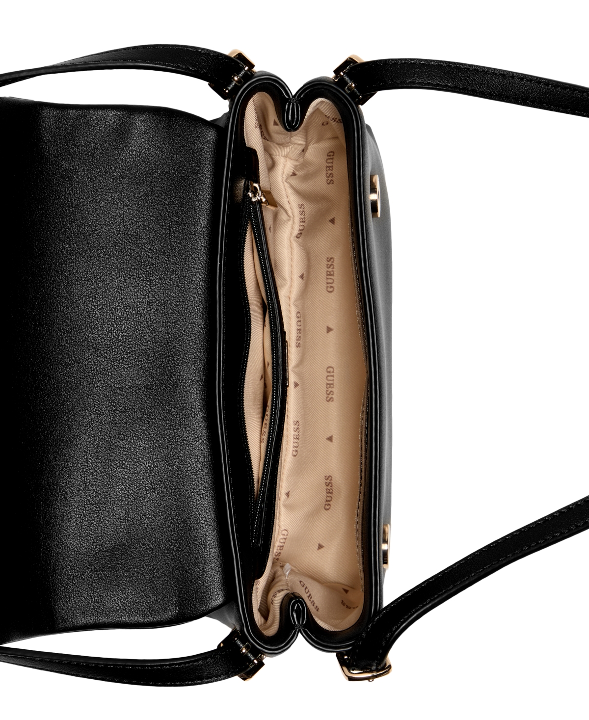 GUESS LEFIA FLAP SHOULDER BAG 