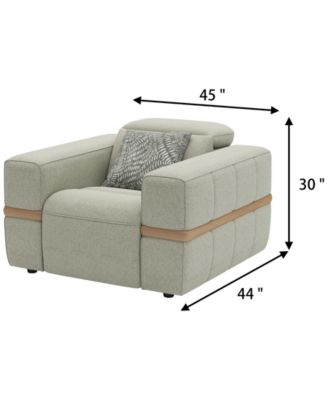 Nierling Fabric Power Motion Recliner with Power Headrest, Exclusively at Macy's