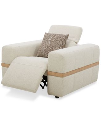 Nierling Fabric Power Motion Recliner with Power Headrest, Exclusively at Macy's