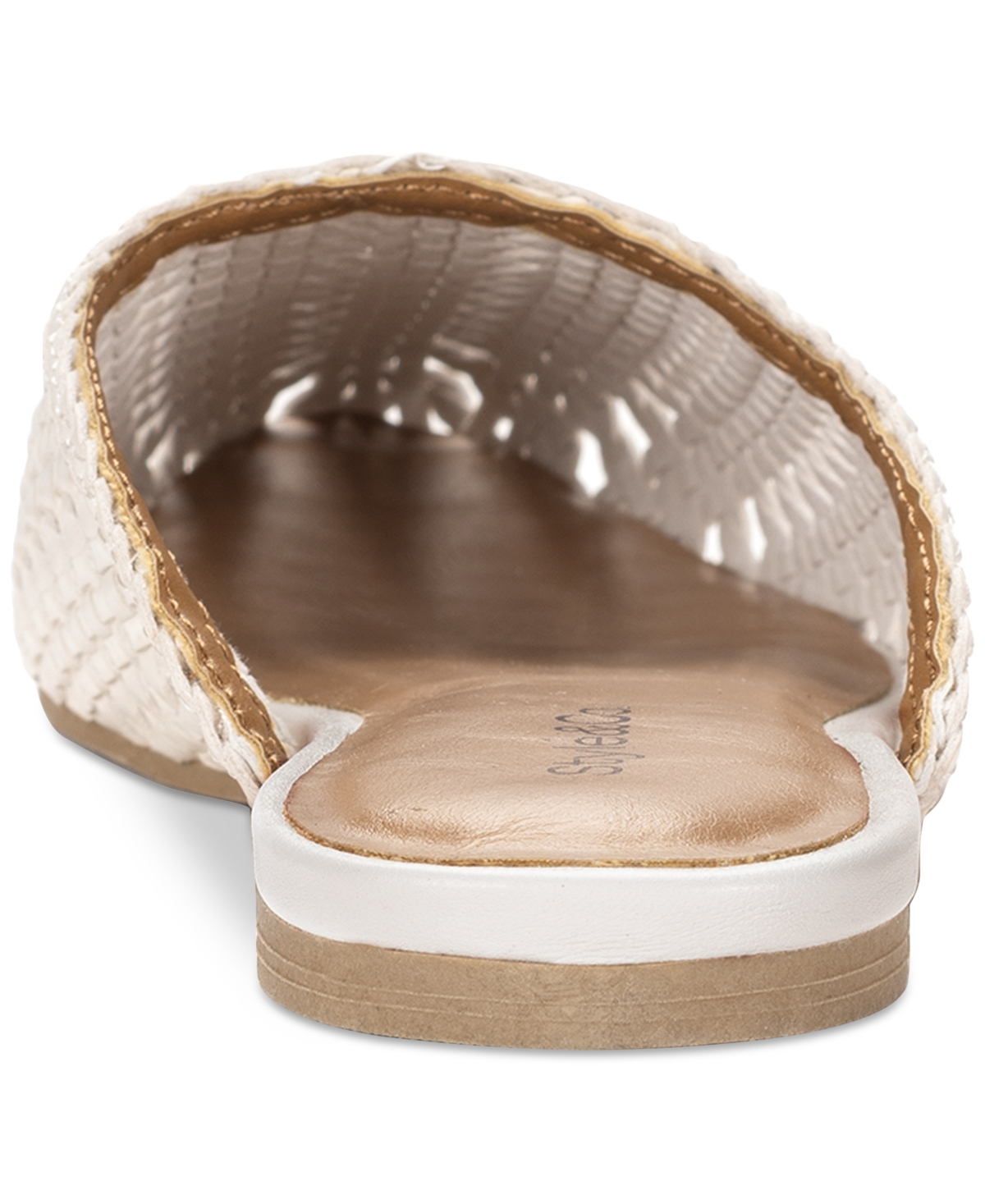 Macy's Style & Co Women's Novaa Woven Mules, Exclusively At  In Neutral