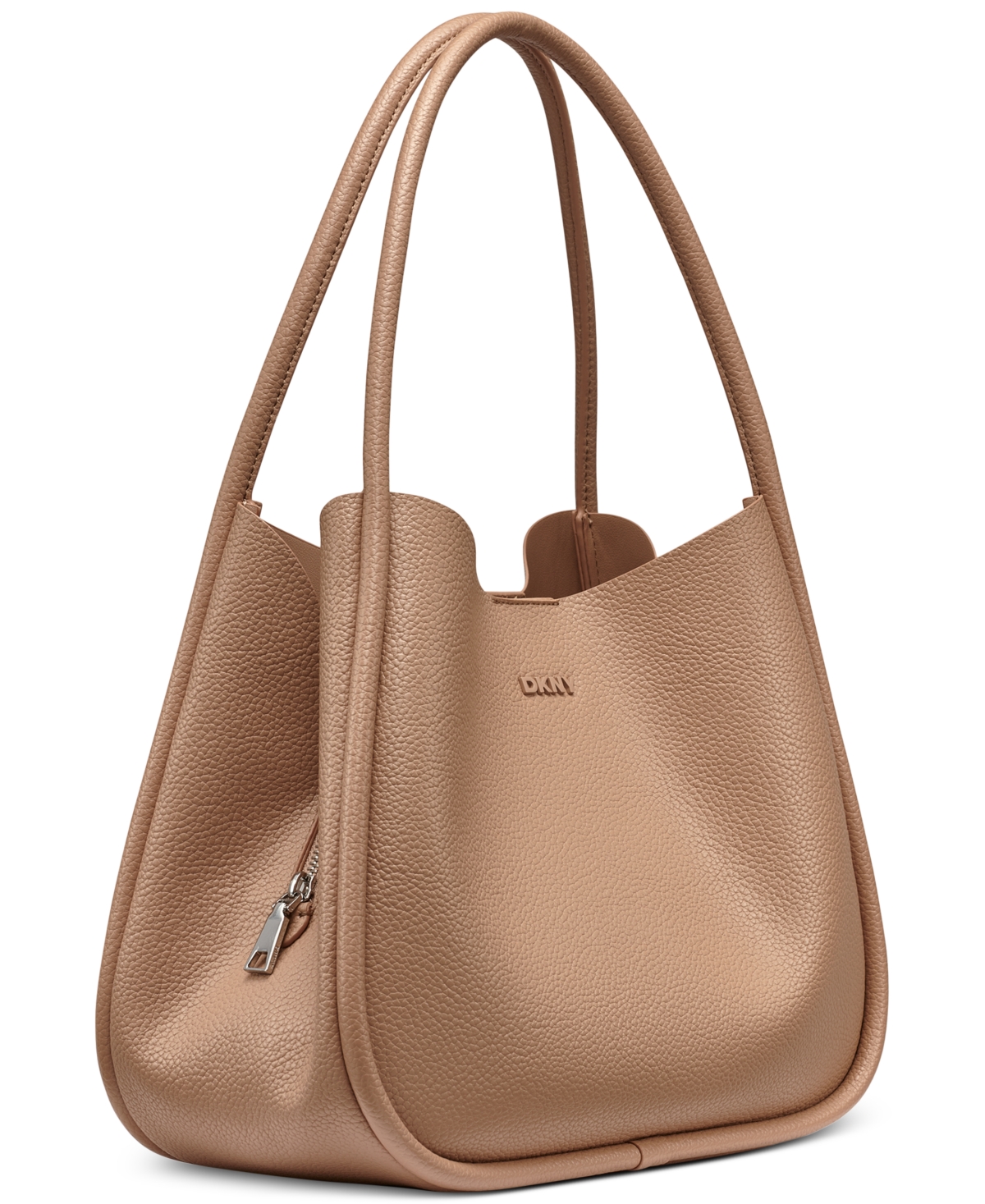 Dkny Capri Large Hobo In Brown
