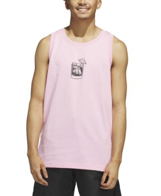 adidas - Men's Triple Regular-Fit Cocktail Graphic Tank Top