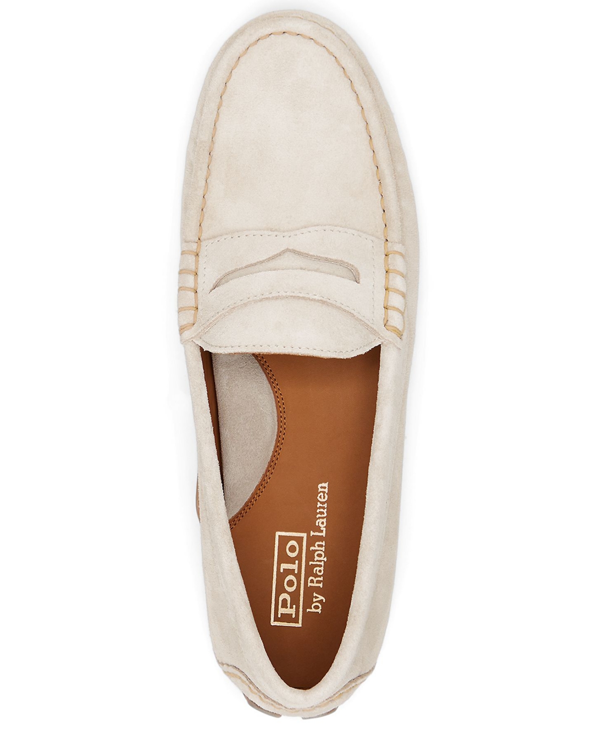 Polo Ralph Lauren Men's Suede Slip-on Penny Driving Loafers