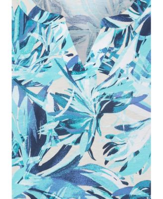 Women's Palm Print Tunic T-Shirt