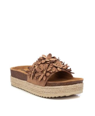 Women's Jute Wrapped Platform Sandals Refresh By Xti