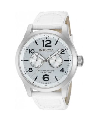 Men's 12170 Specialty Quartz 3 Hand Silver Dial Watch